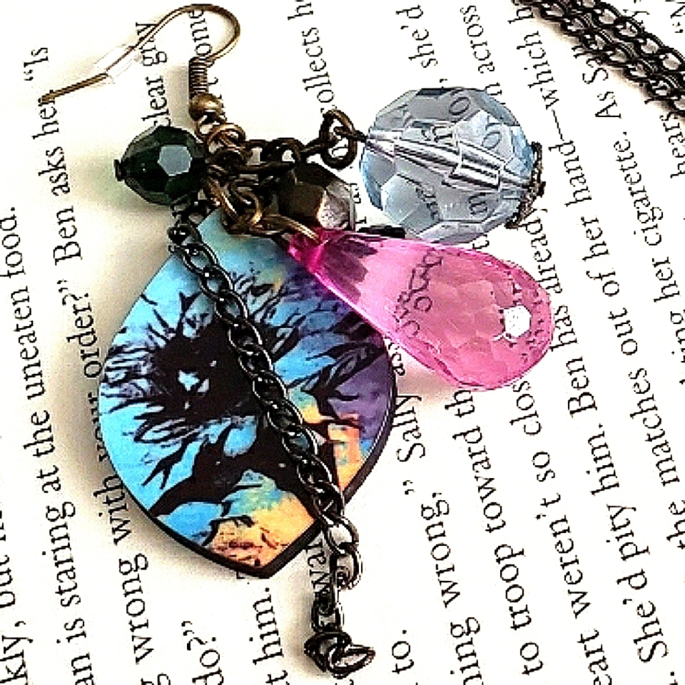 Artsy Sunflower Earrings